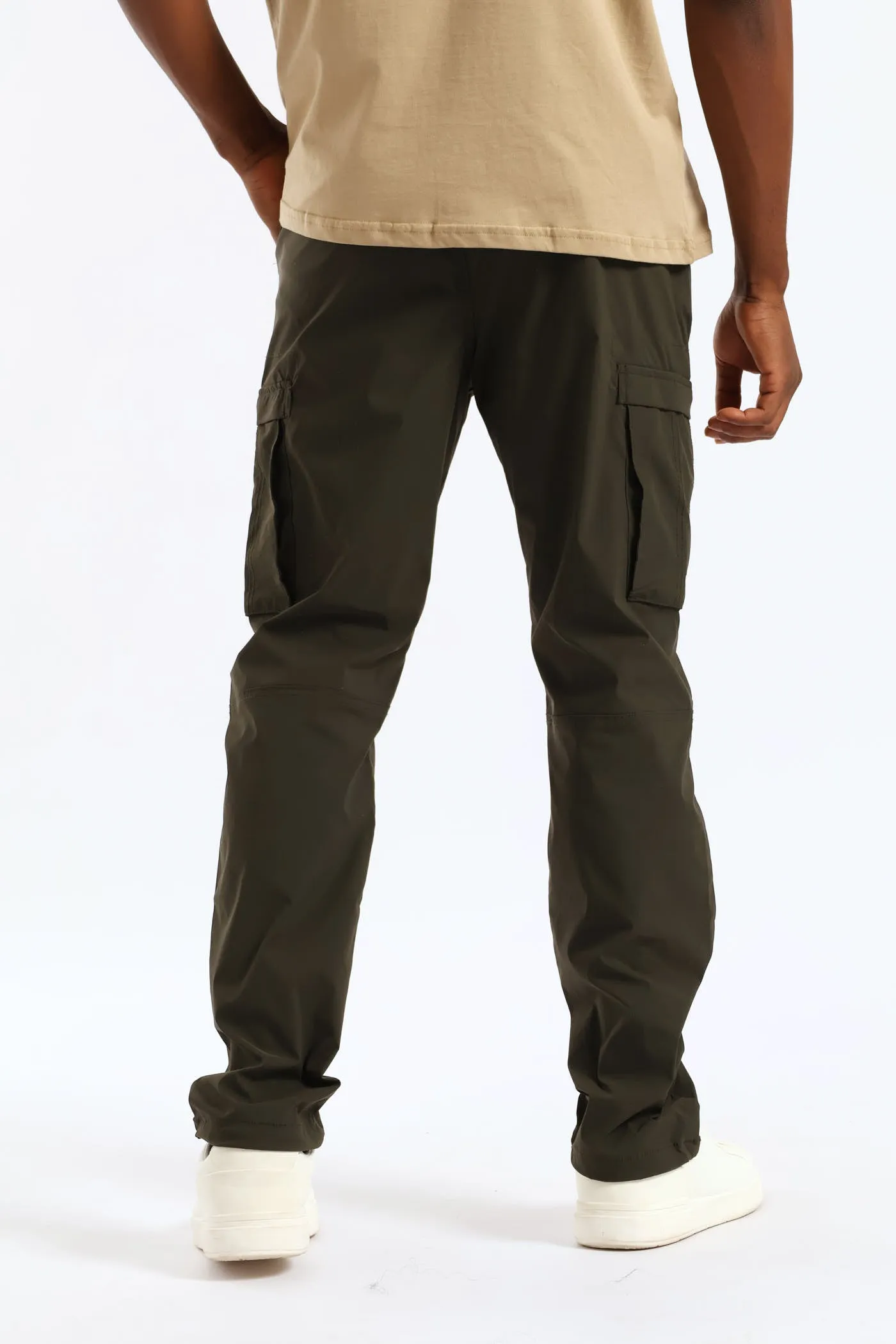 Zip Pocket Tech Utility Cargo Pants - Fatigue sold by Edgars product image thumbnail 4