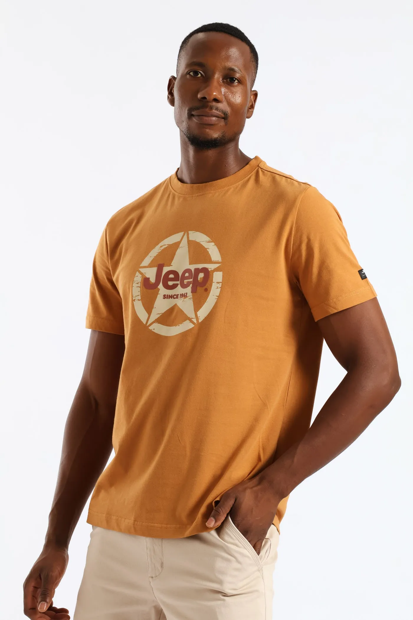 Fashion Star-Circle Graphic Tee - Caramel sold by Edgars product image thumbnail 3