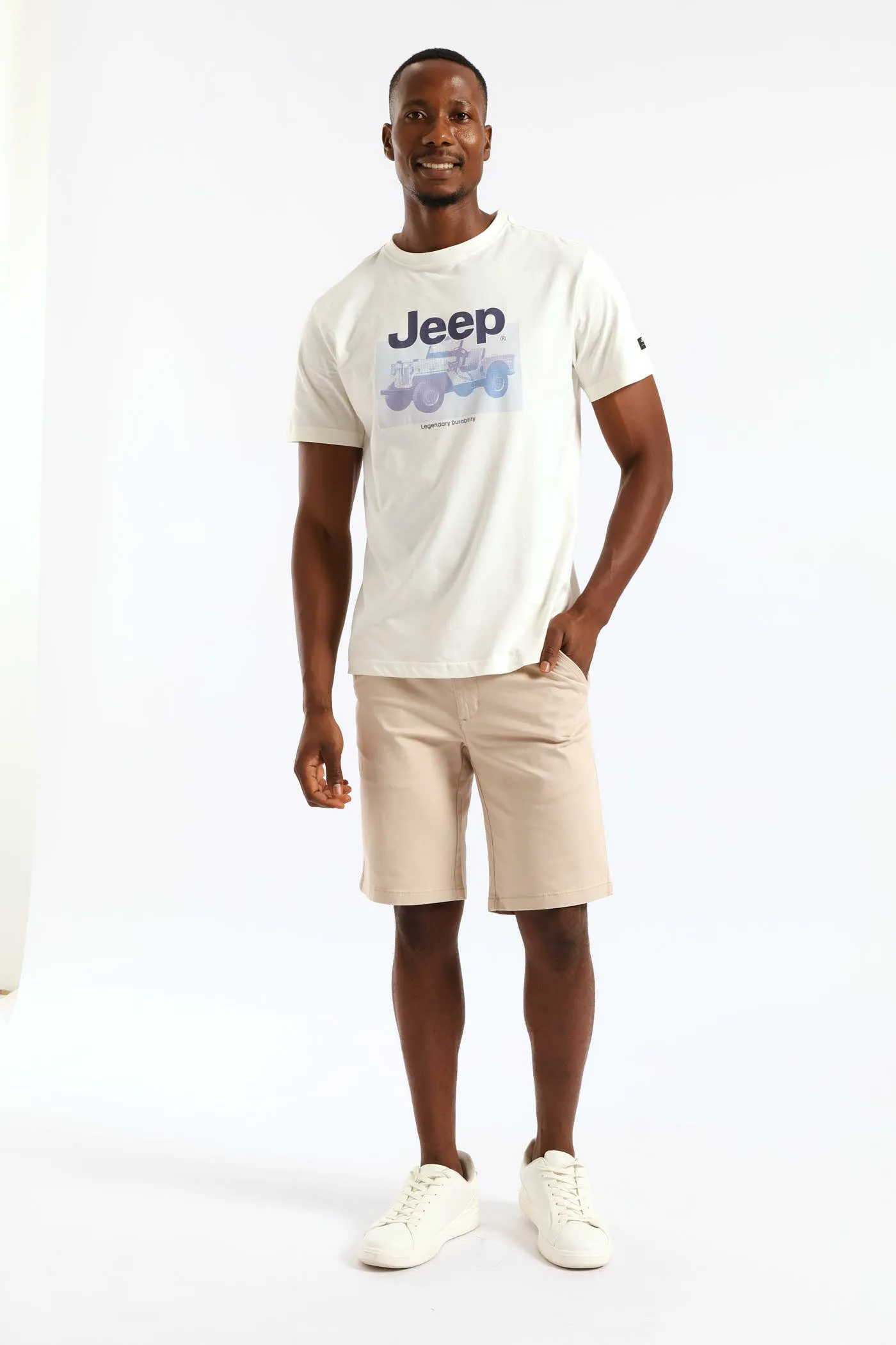 Fashion Graphic Tee - White sold by Edgars