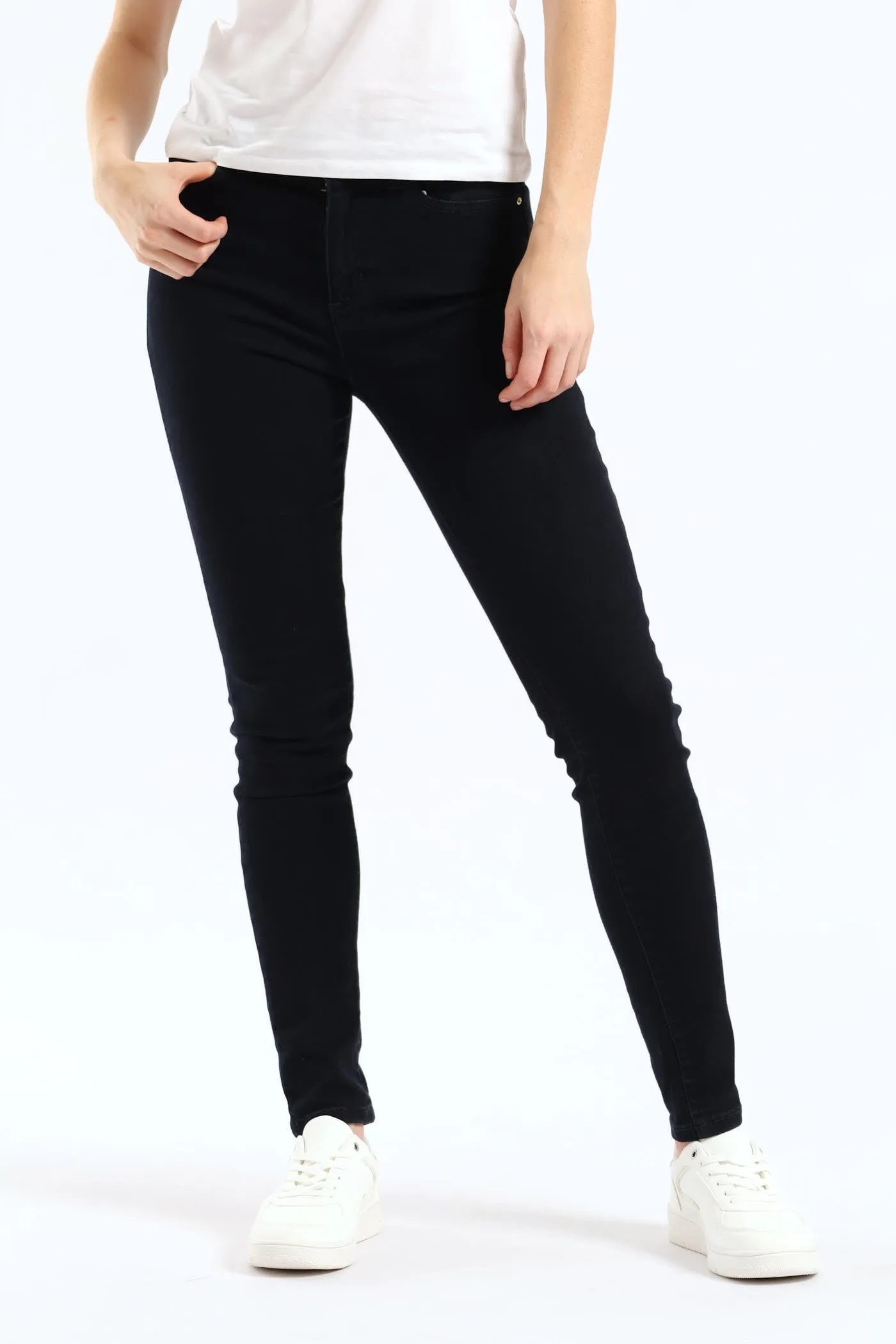 1981 High Rise Skinny Jean - Blue/Black sold by Edgars product image thumbnail 3