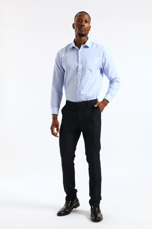 Slim Fit Viscose Blend Suit Trouser - Navy sold by Edgars