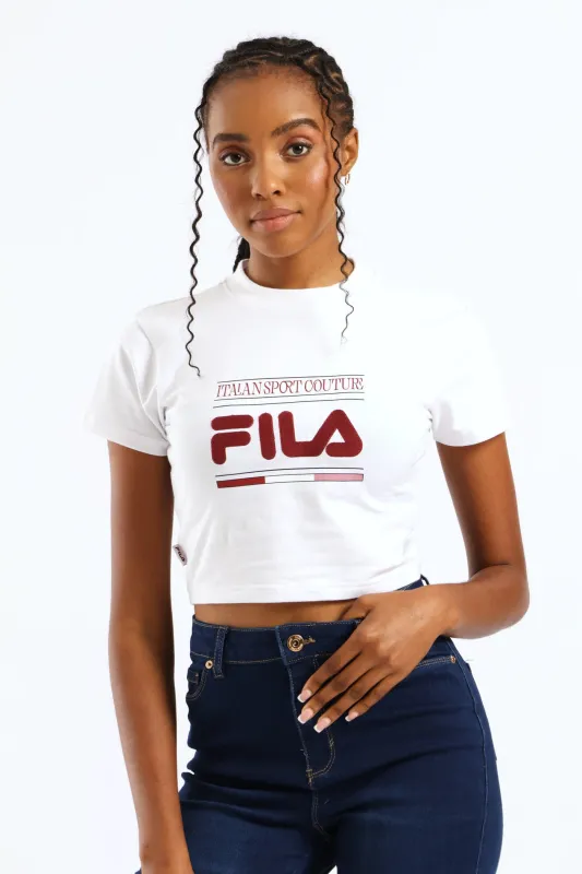 Renatta Crop Top - White sold by Edgars