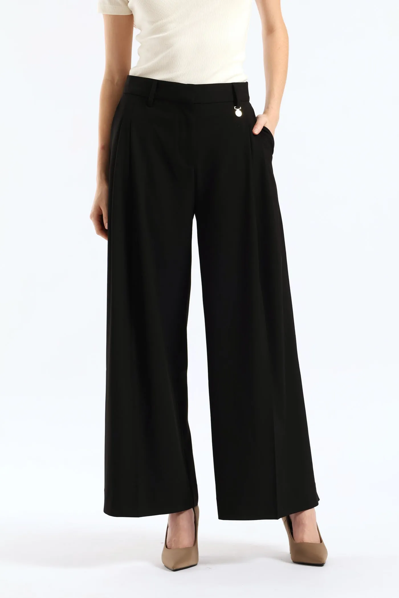 Tatum Wide Leg Suit Pant - Black sold by Edgars product image thumbnail 2