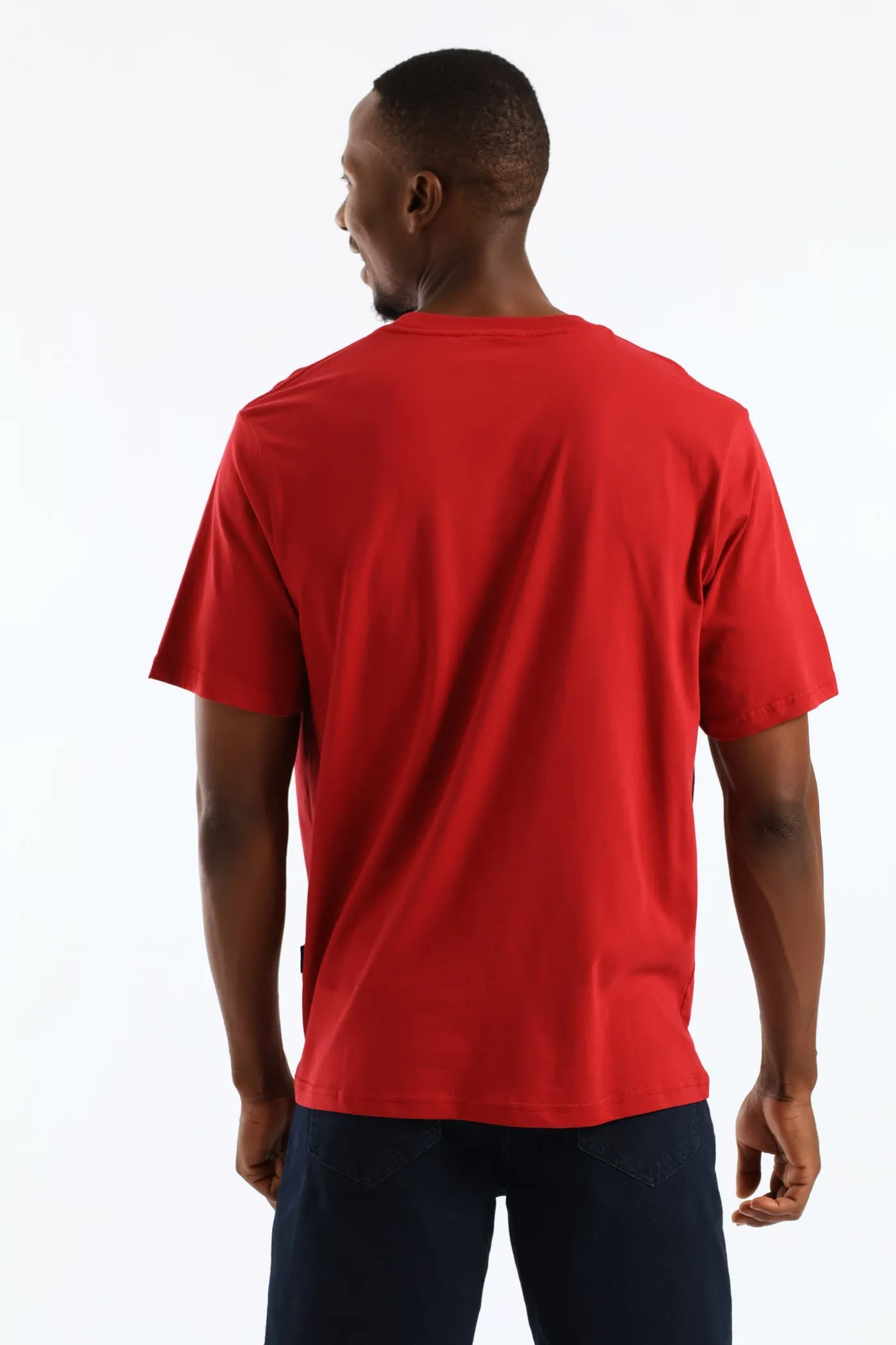 Authentic Print Tee - Dark Red sold by Edgars product image thumbnail 4