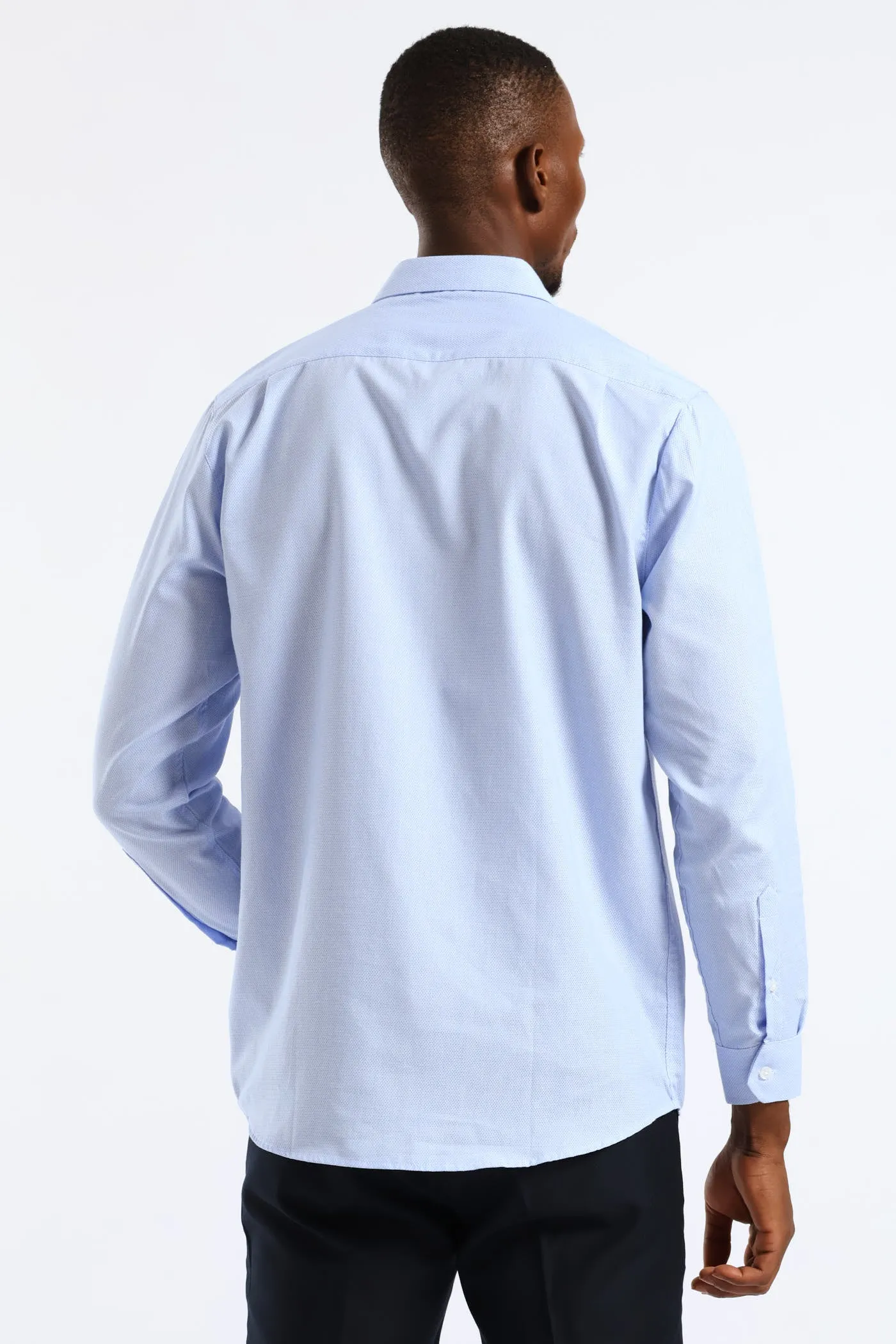Abstract Check Texture Shirt - Light Blue sold by Edgars product image thumbnail 2