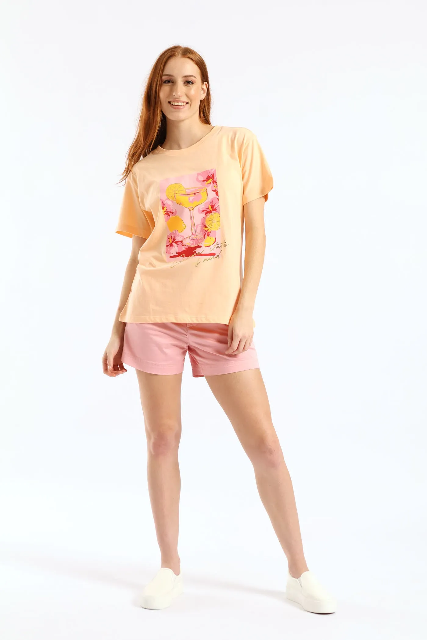 Fruit Cocktail Tee - Pale Salmon sold by Edgars product image thumbnail 3