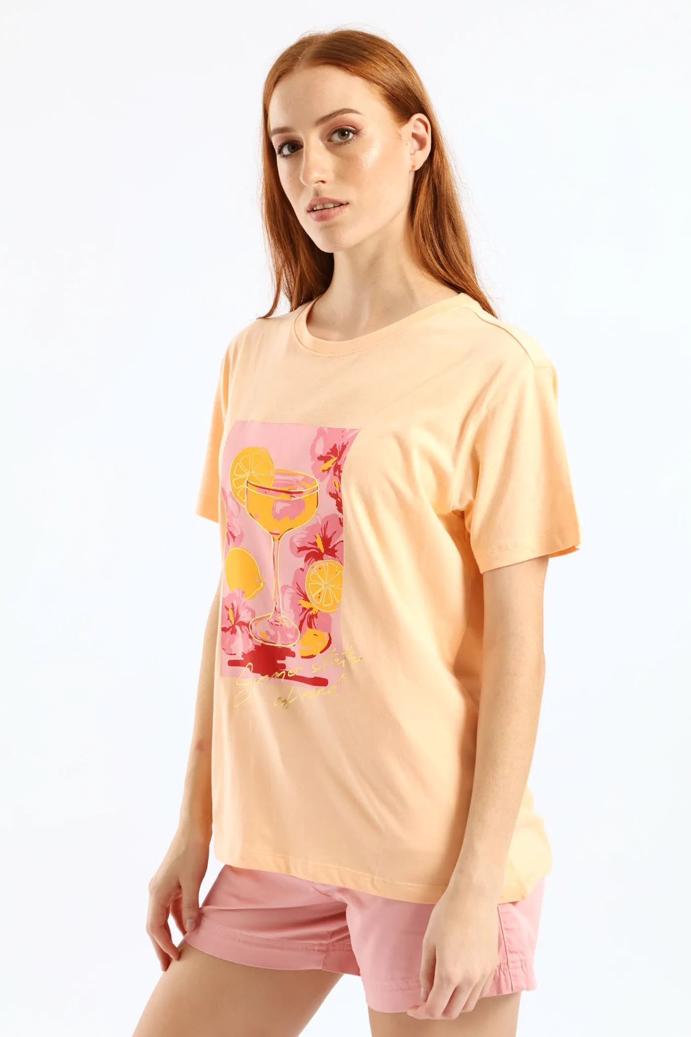 Fruit Cocktail Tee - Pale Salmon sold by Edgars product image thumbnail 4