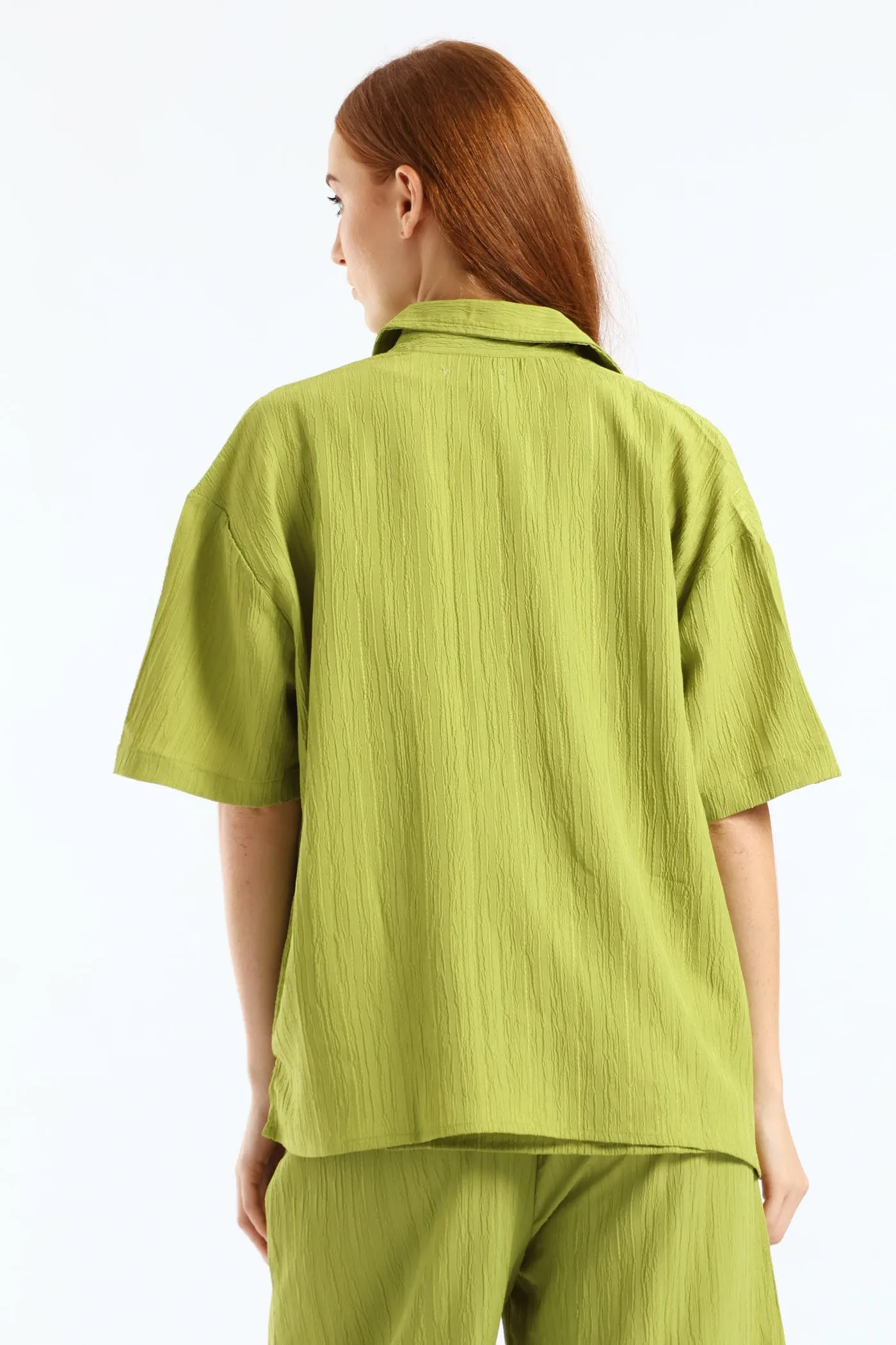 Crinkle Shirt - Chartreuse sold by Edgars product image thumbnail 4