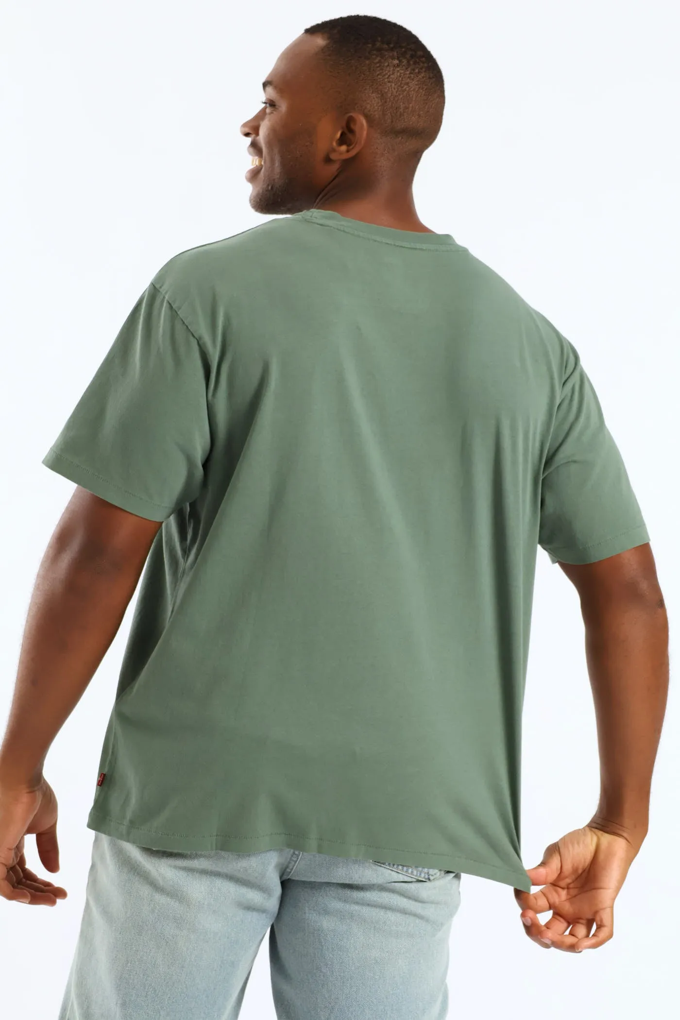 Red Tab Vintage Tee - Olive sold by Edgars product image thumbnail 4