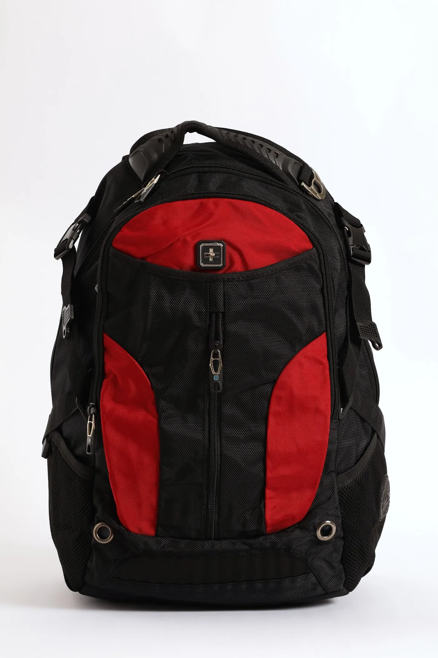 Zip Backpack - Black/Red sold by Edgars