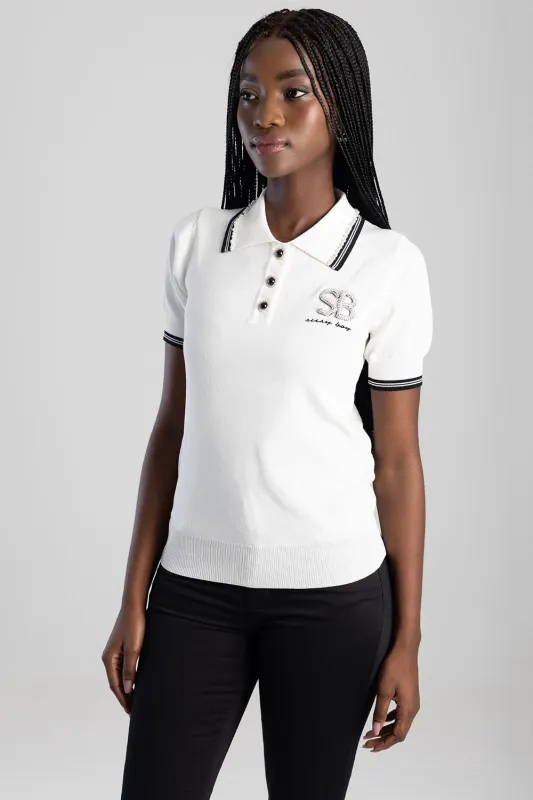 Knitted Golfer - Off White sold by Edgars