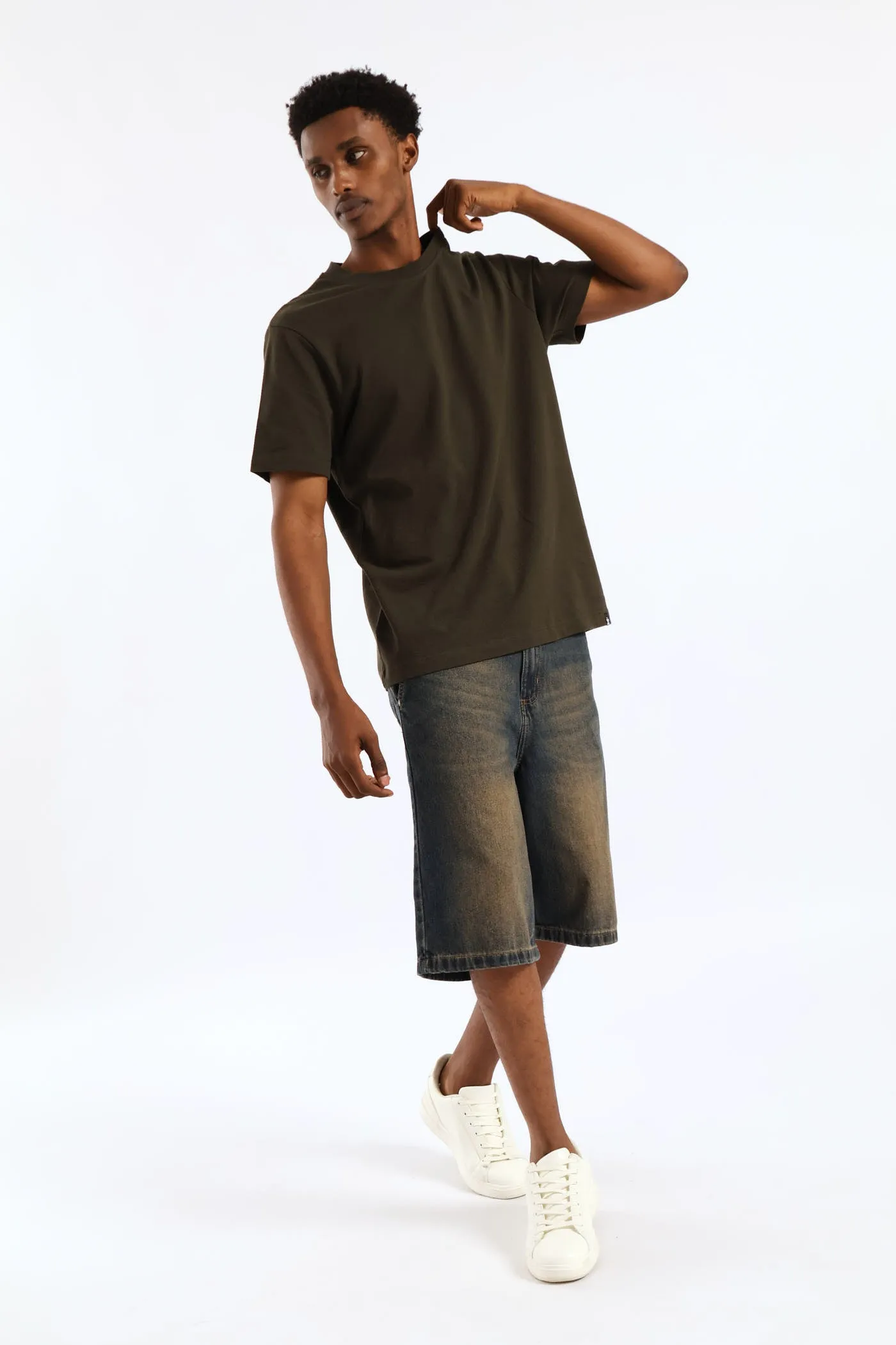 Waffle Tee - Fatigue sold by Edgars