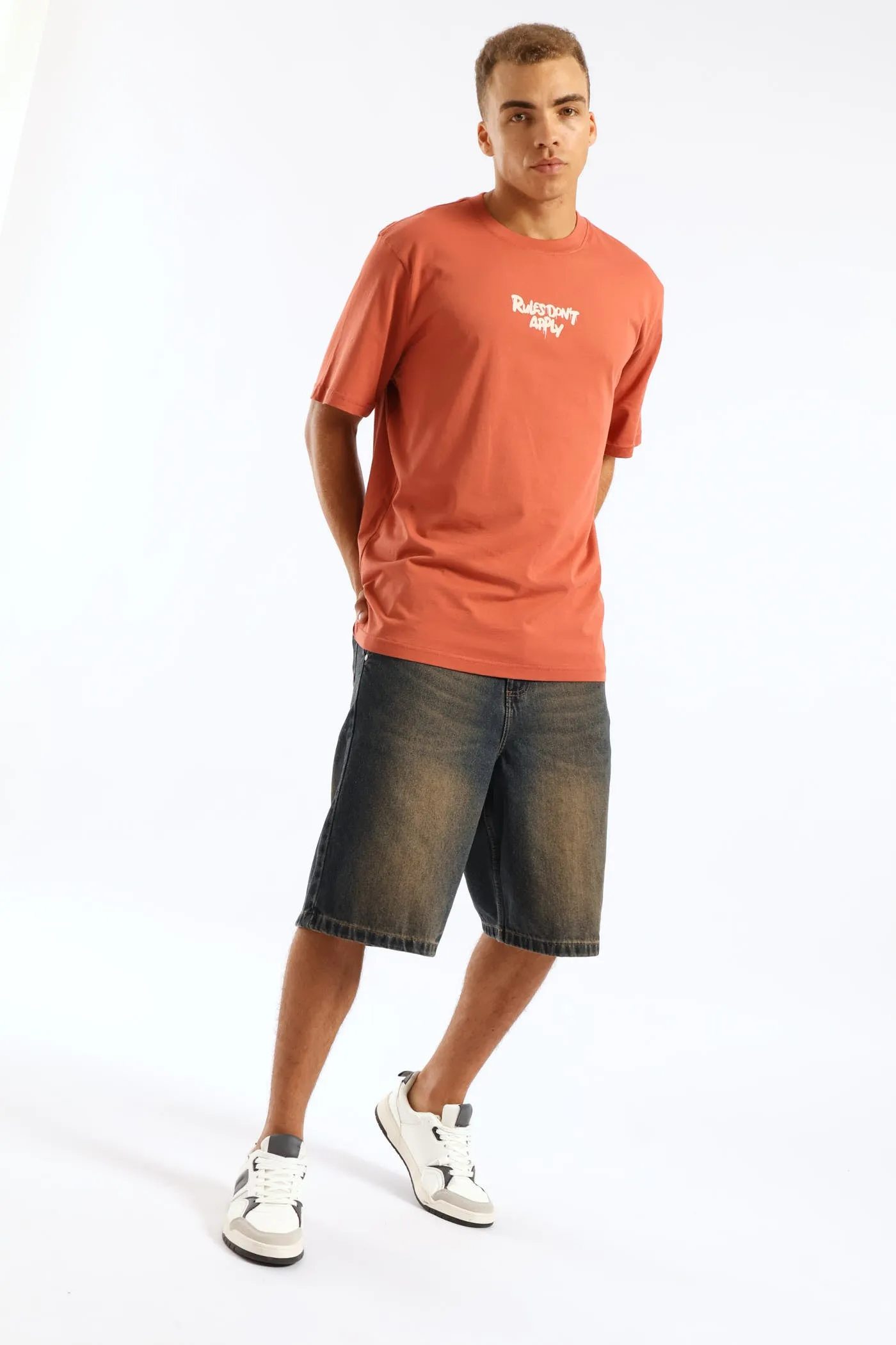 Rules Front & Back Print Tee - Dark Red sold by Edgars product image thumbnail 3