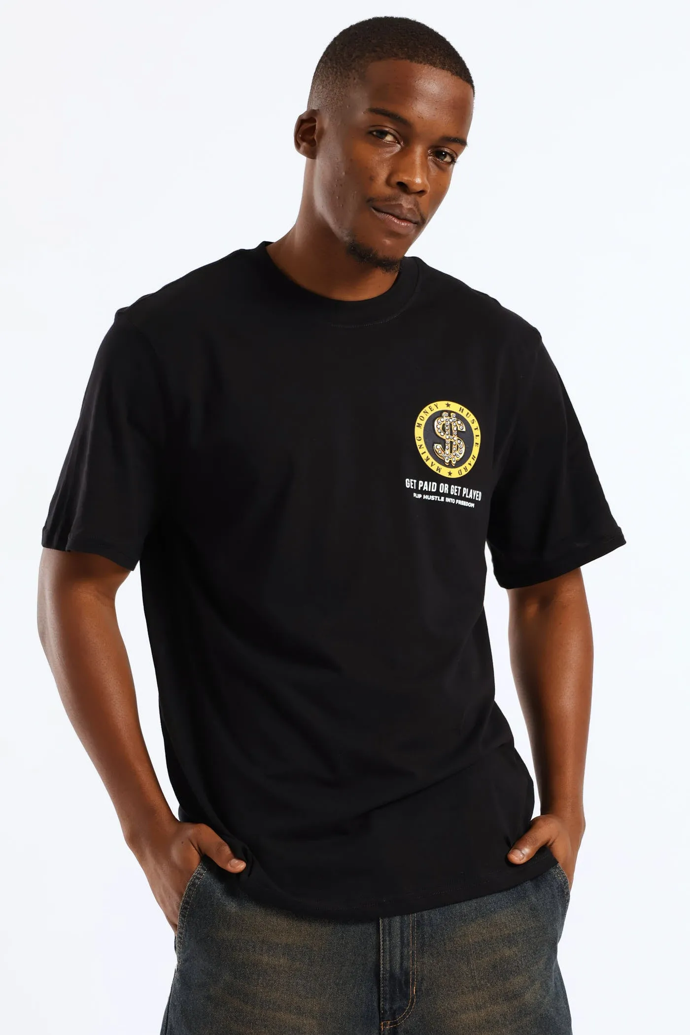 Money Print Tee - Black sold by Edgars product image thumbnail 3
