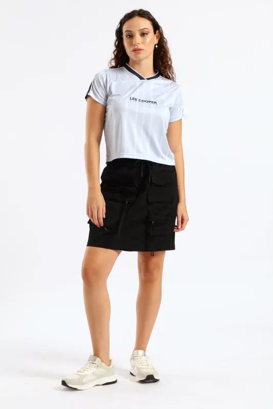 Replay Twill Cargo Skirt - Black sold by Edgars