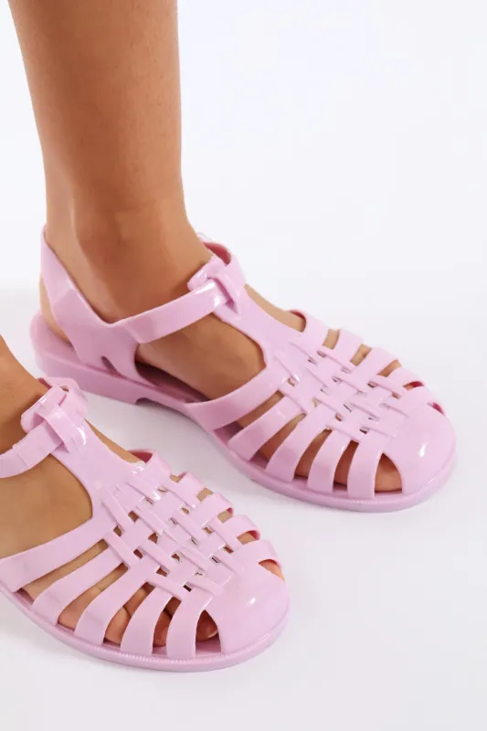 Jelly Fisherman Sandal - Blush sold by Edgars