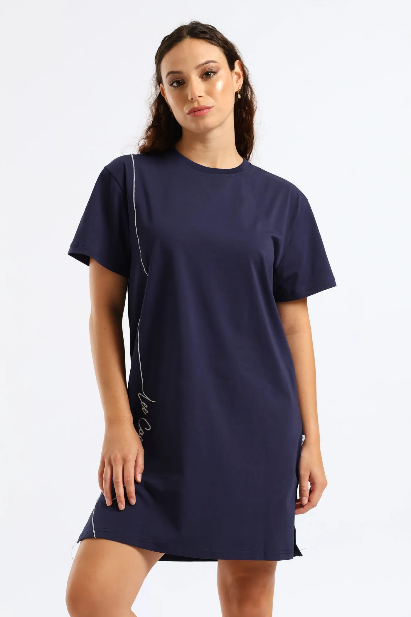 T-Shirt Dress - Navy sold by Edgars