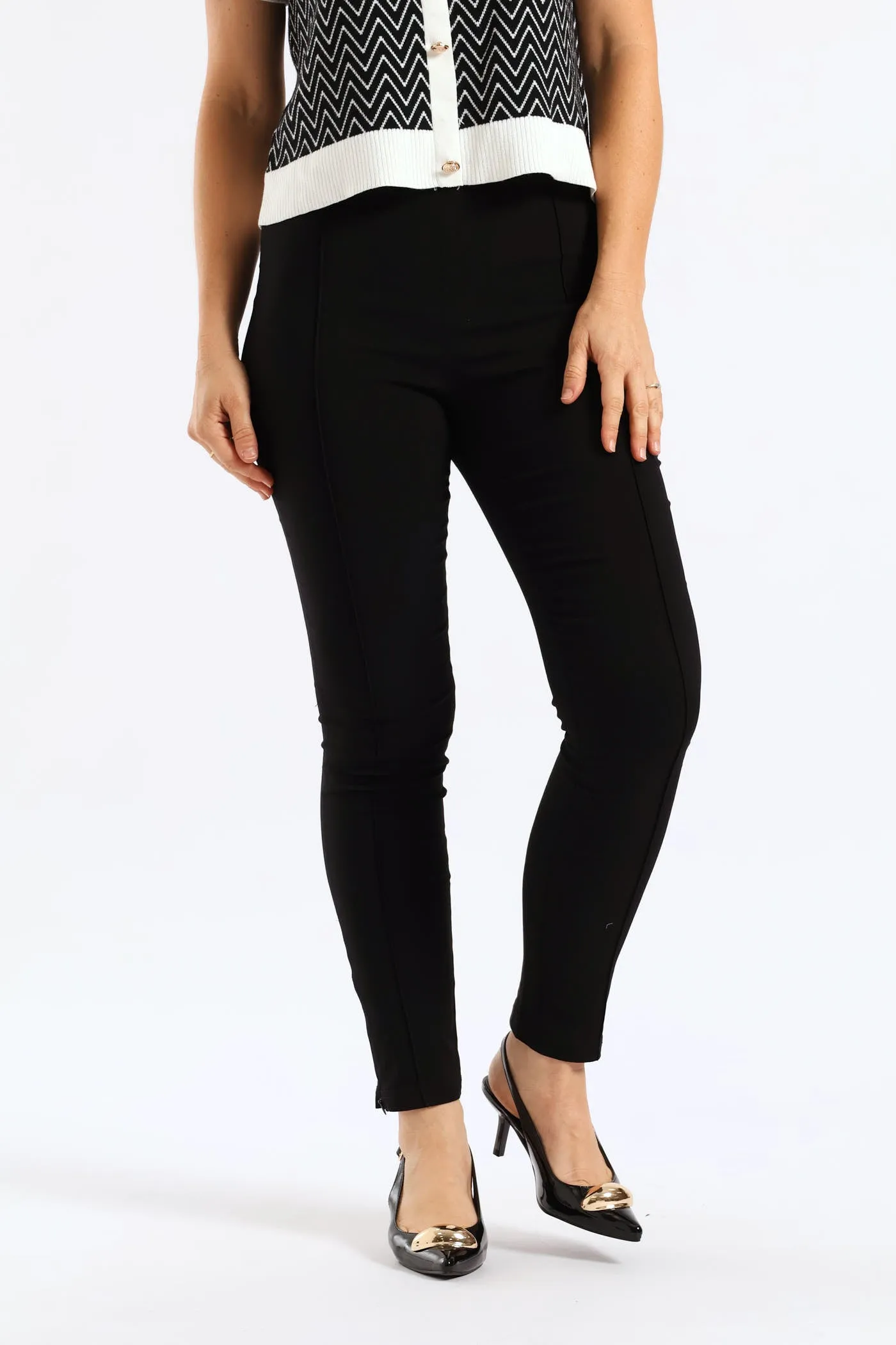 Smart Pin Tuck Skinny Pant - Black sold by Edgars product image thumbnail 2