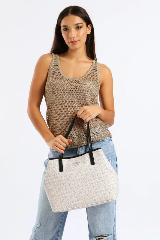 Portini Trap Tote Bag - Cement sold by Edgars