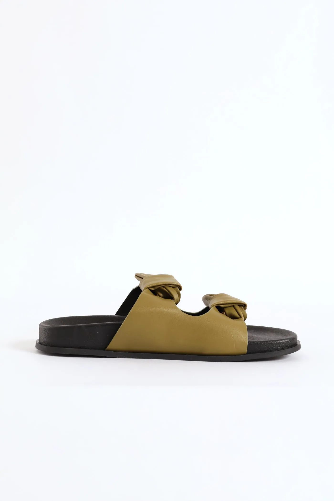Double Knotted Band Mule Sandal - Chartreuse sold by Edgars product image thumbnail 4