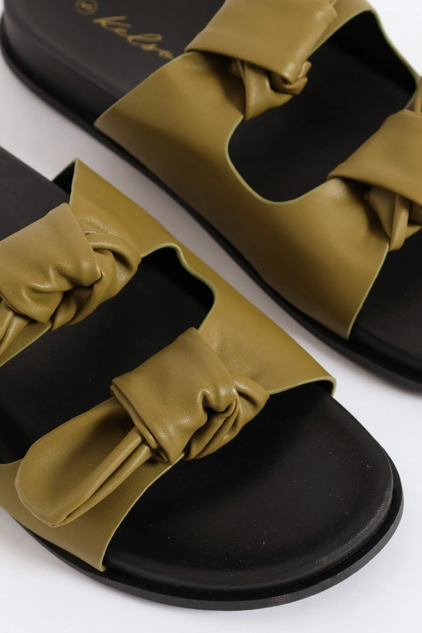 Double Knotted Band Mule Sandal - Chartreuse sold by Edgars product image thumbnail 3