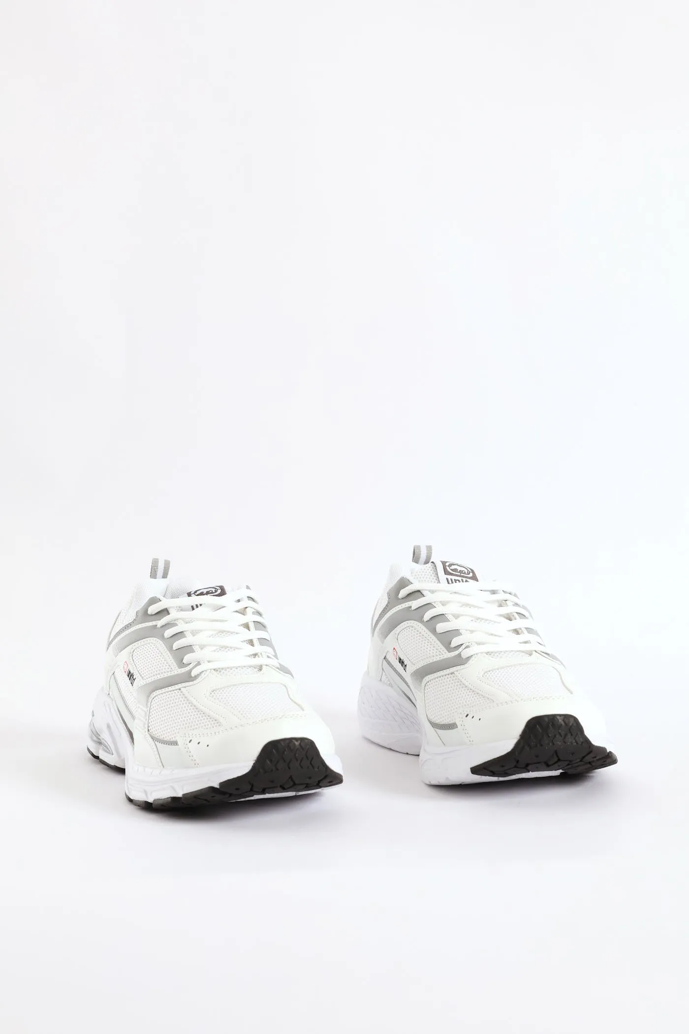 Panelled Lace Up Trainer - White sold by Edgars product image thumbnail 5