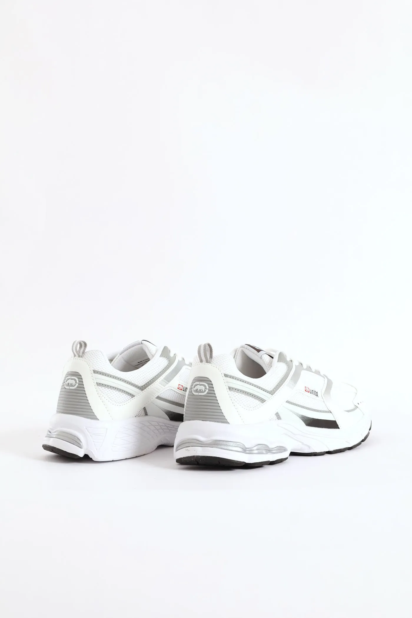 Panelled Lace Up Trainer - White sold by Edgars product image thumbnail 2