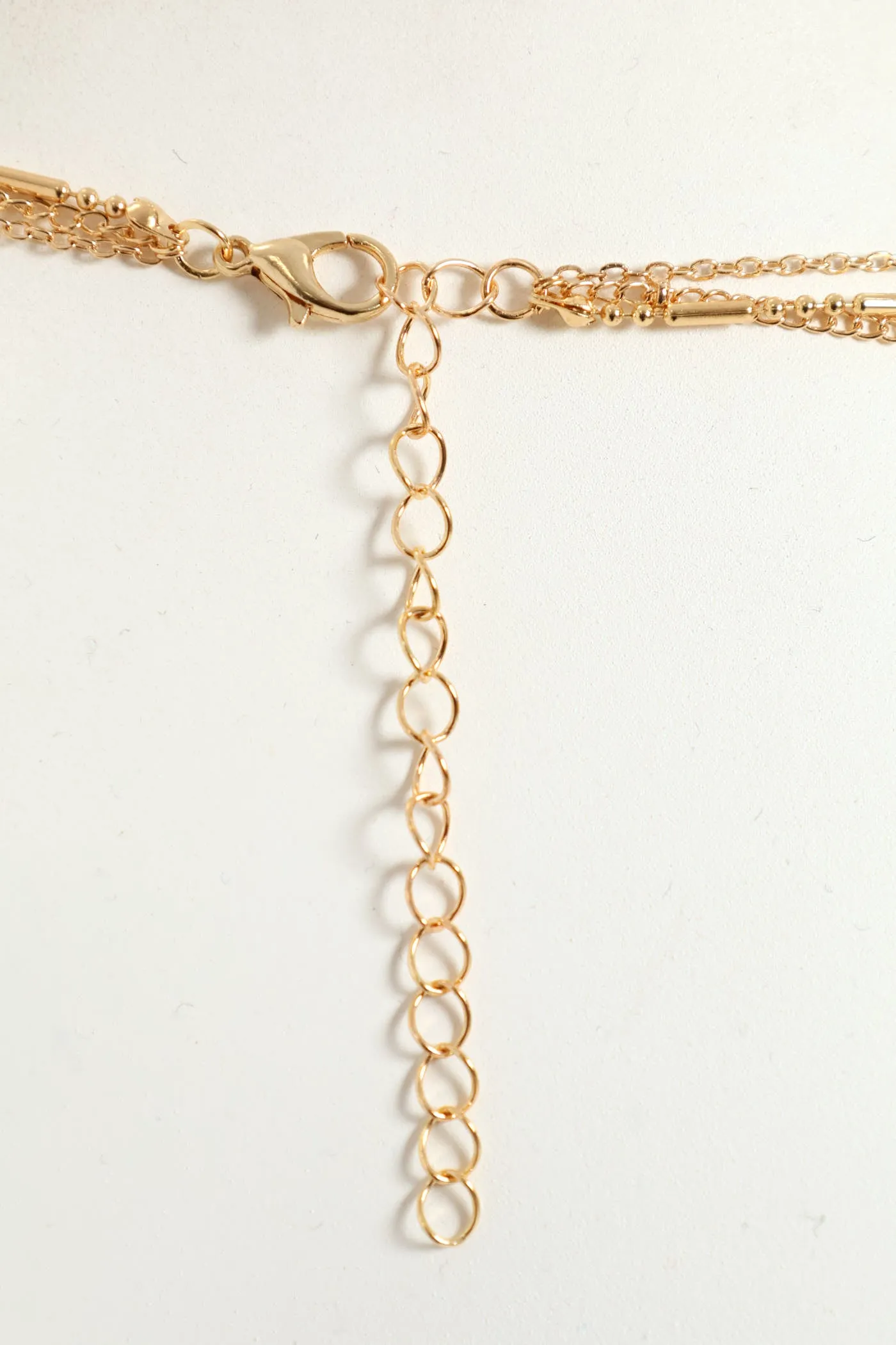 3 Layer Small Disc Necklace - Gold sold by Edgars product image thumbnail 3
