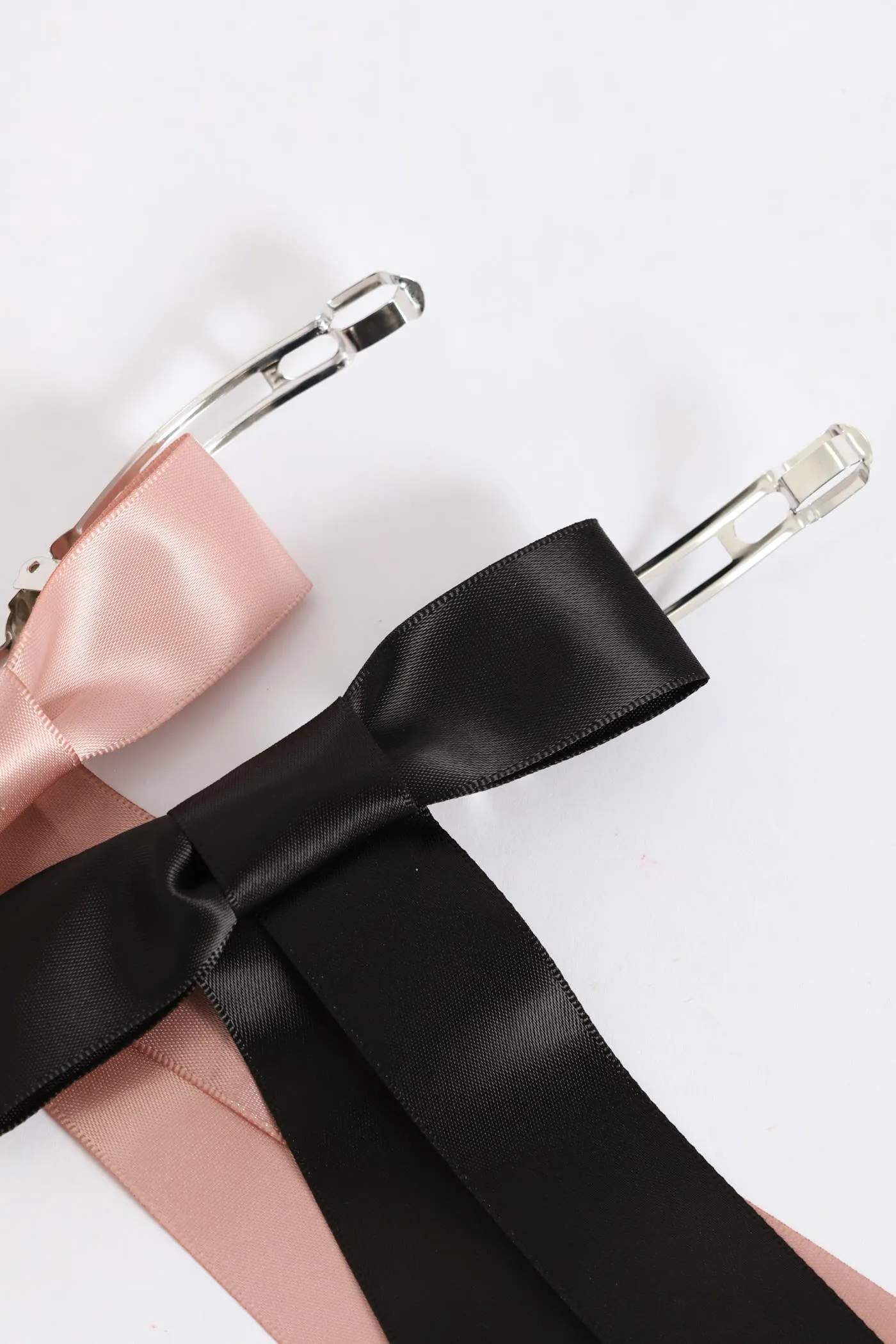 2 Pack Satin Bow - Blush/Black sold by Edgars product image thumbnail 2