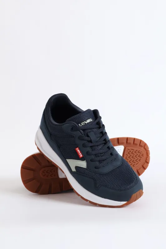 Pine Retro Trainer - Navy sold by Edgars