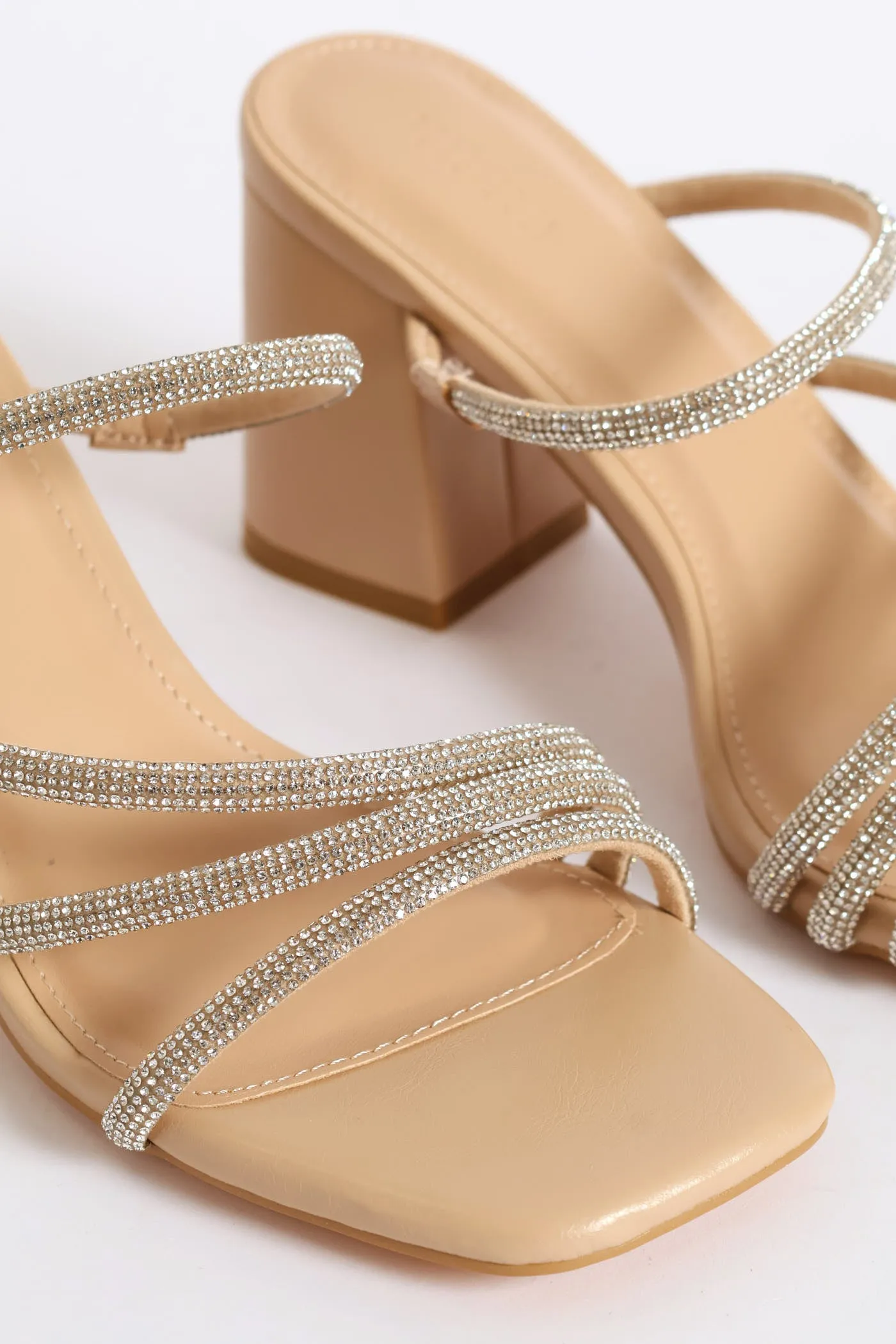 Open Toe Single Sole Block Heel - Nude sold by Edgars product image thumbnail 2