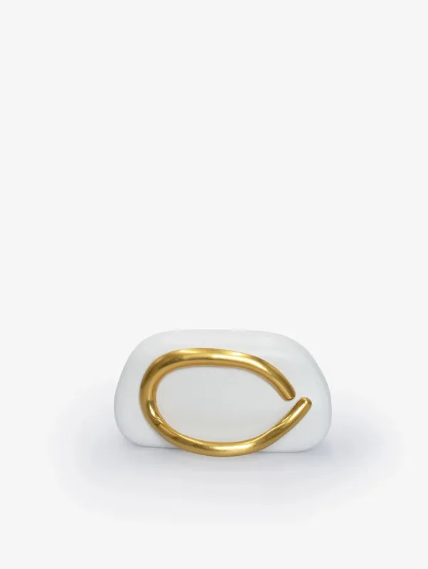 The Taylor Clutch - White sold by Edgars