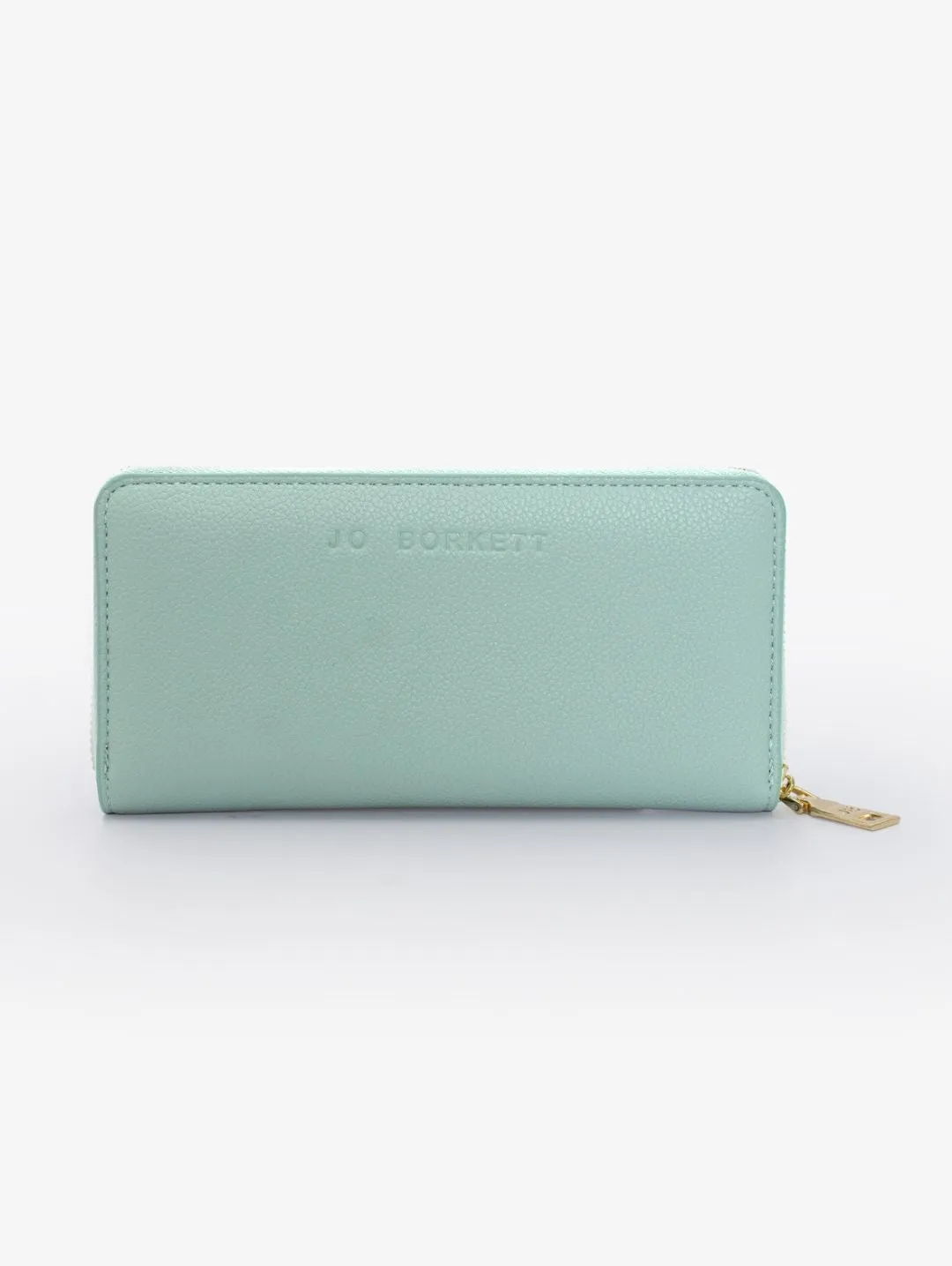 Charlotte Light Text Zip Around Purse - Mint sold by Edgars