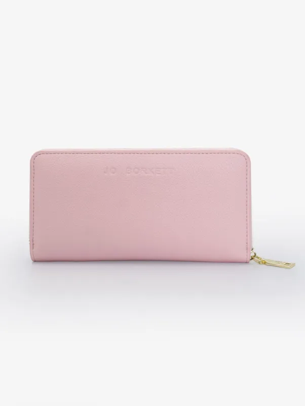 Charlotte Light Text Zip Around Purse - Pink sold by Edgars