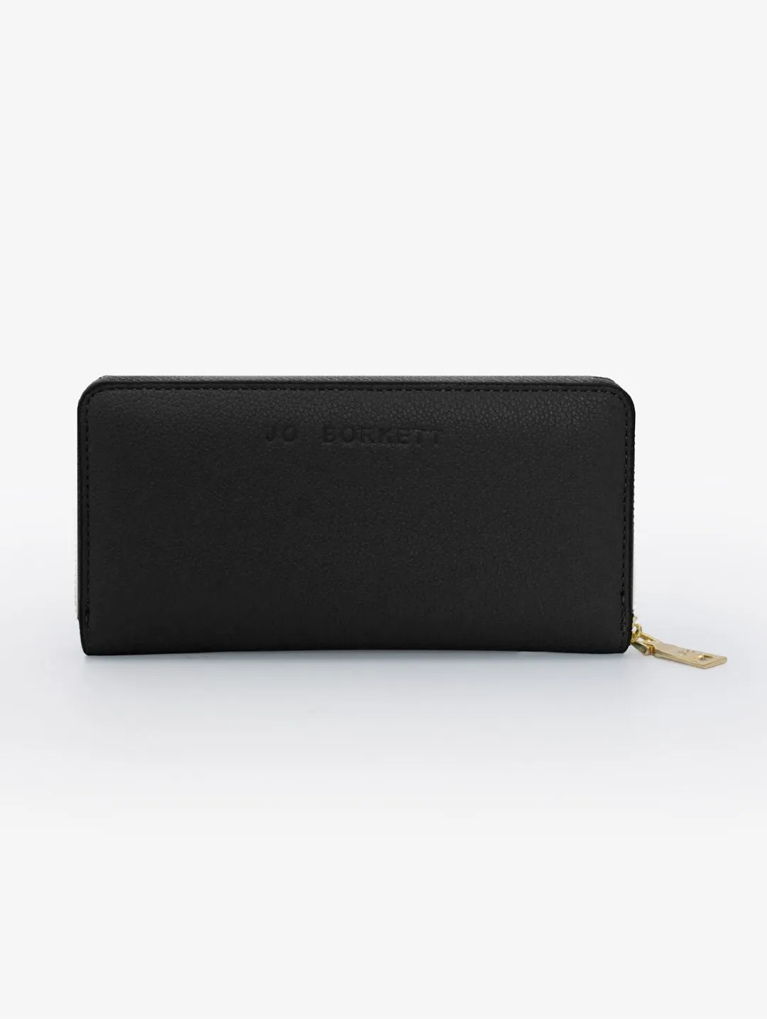 Charlotte Light Text Zip Around Purse - Black sold by Edgars