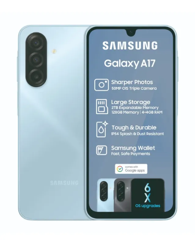 Galaxy A17 Dual Sim Cellphone - Blue sold by Edgars