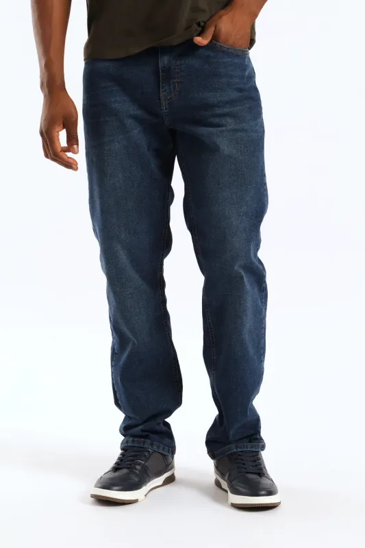 Mid Wash Straight Leg Denim - Mid Wash sold by Edgars