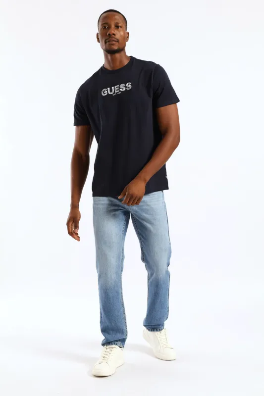 Embroidery Logo Tee - Navy sold by Edgars
