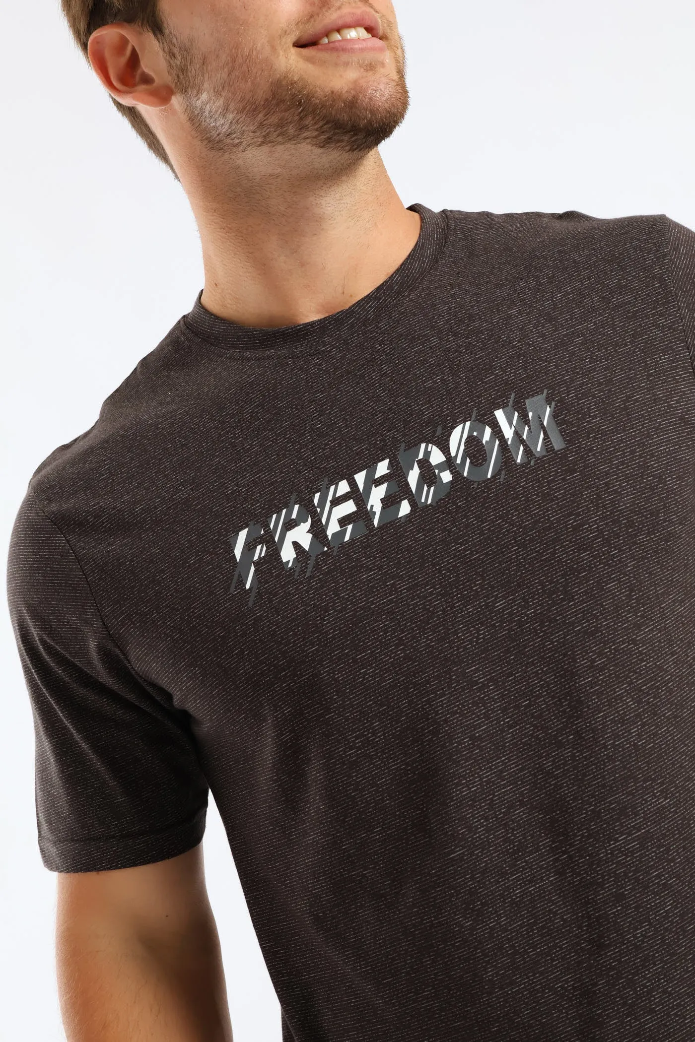 "Freedom" Pyjama Tee - Charcoal sold by Edgars product image thumbnail 2