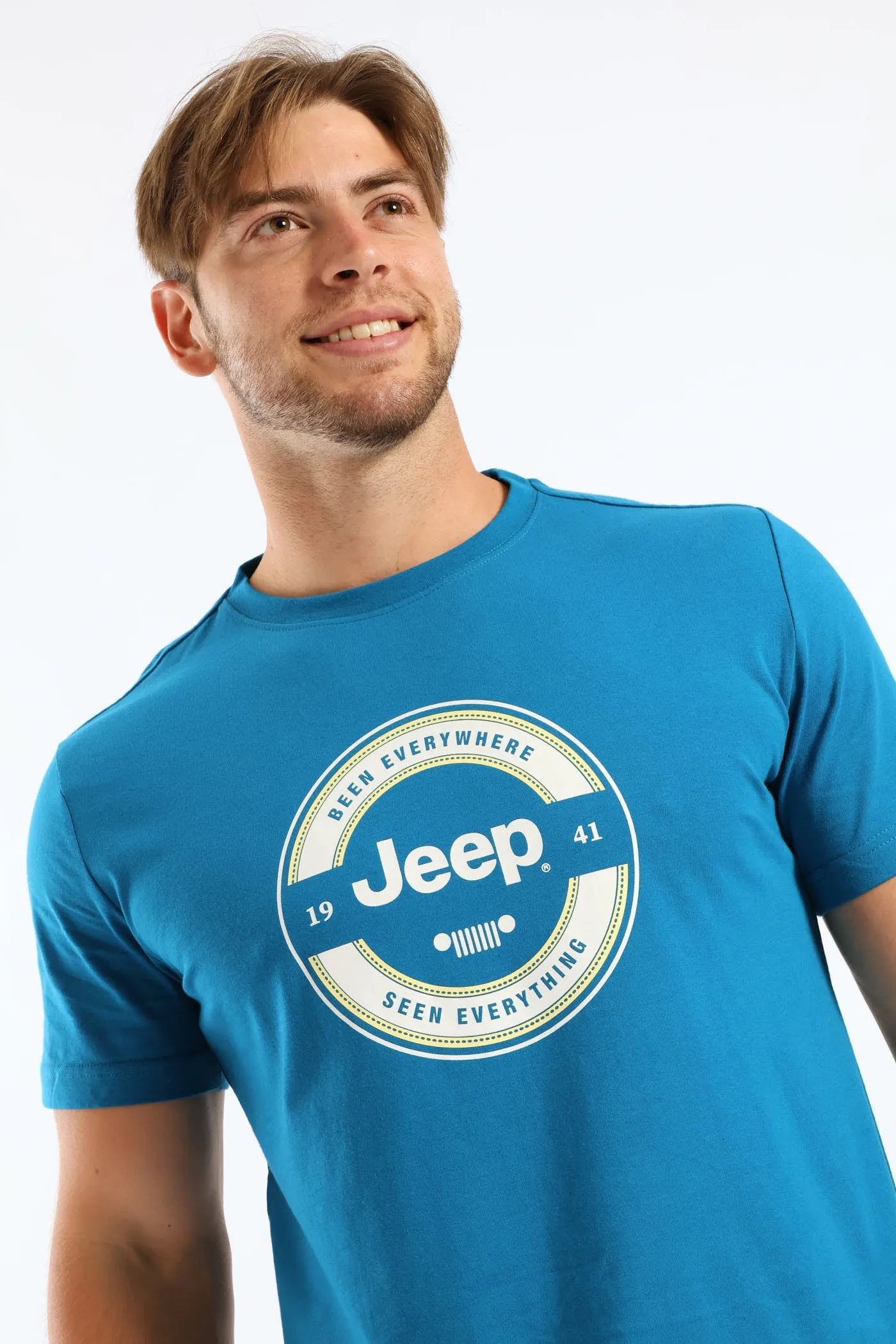 Fashion Logo-Circle Graphic Tee - Blue sold by Edgars product image thumbnail 4