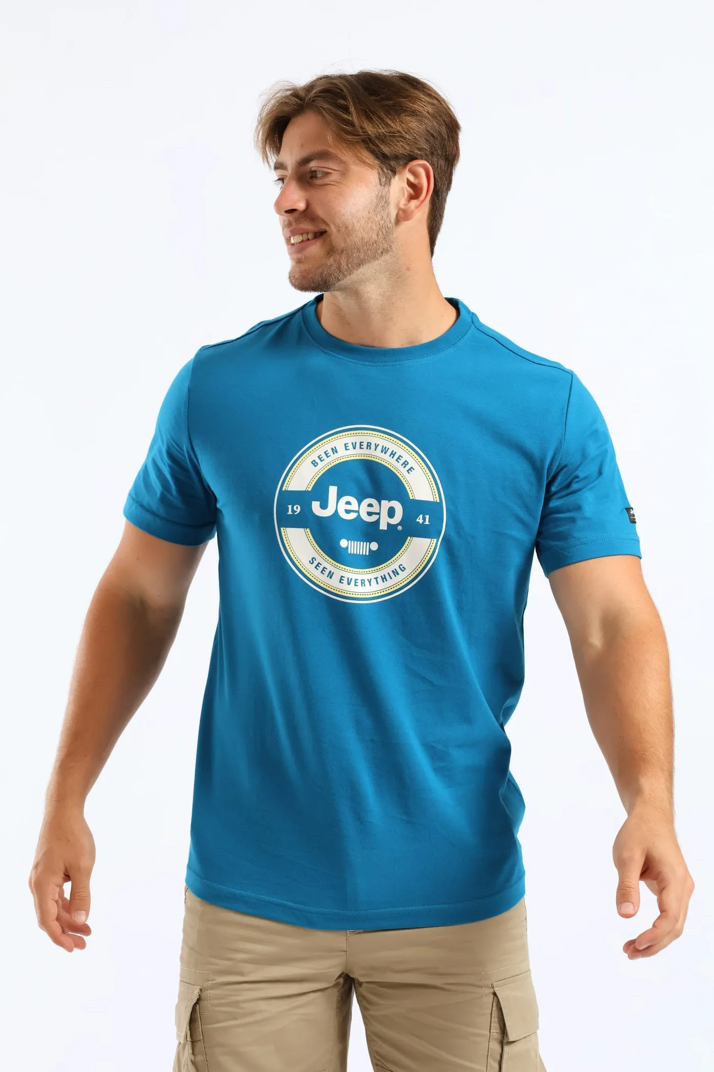 Fashion Logo-Circle Graphic Tee - Blue sold by Edgars product image thumbnail 3