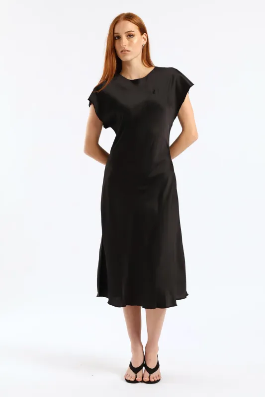 Isabella Bias Cut Dress - Black sold by Edgars