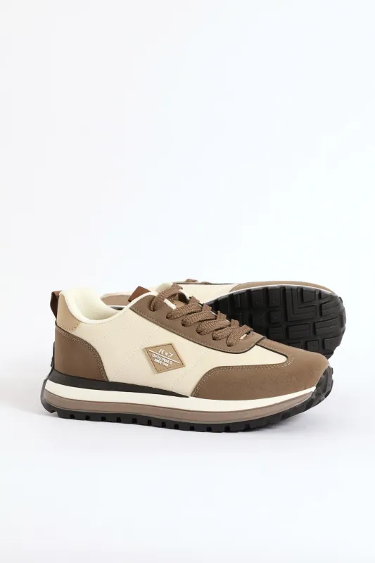 Oxford Retro Trainer - Camel sold by Edgars