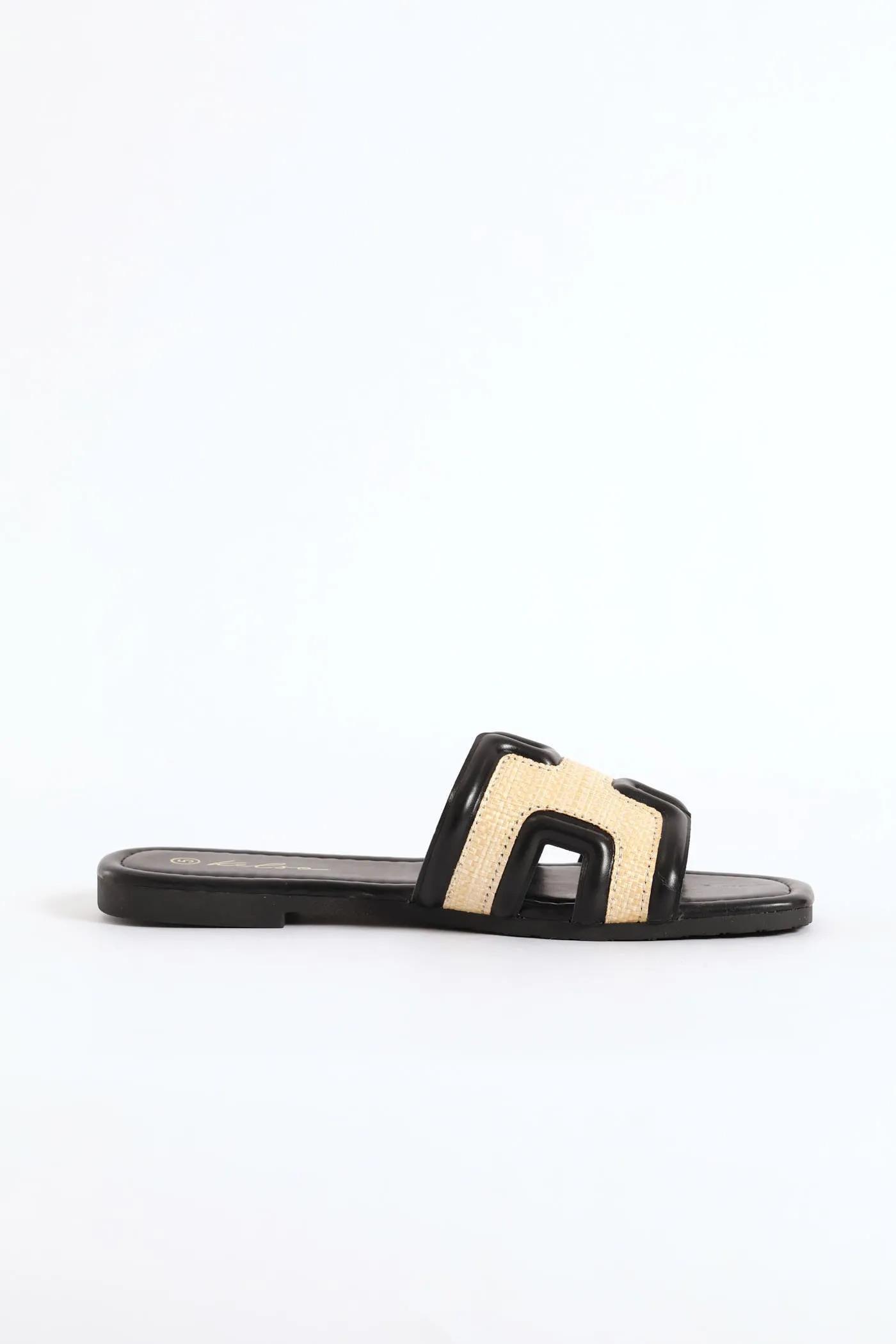 Plain H-Mule Sandal - Black/Cream sold by Edgars product image thumbnail 3