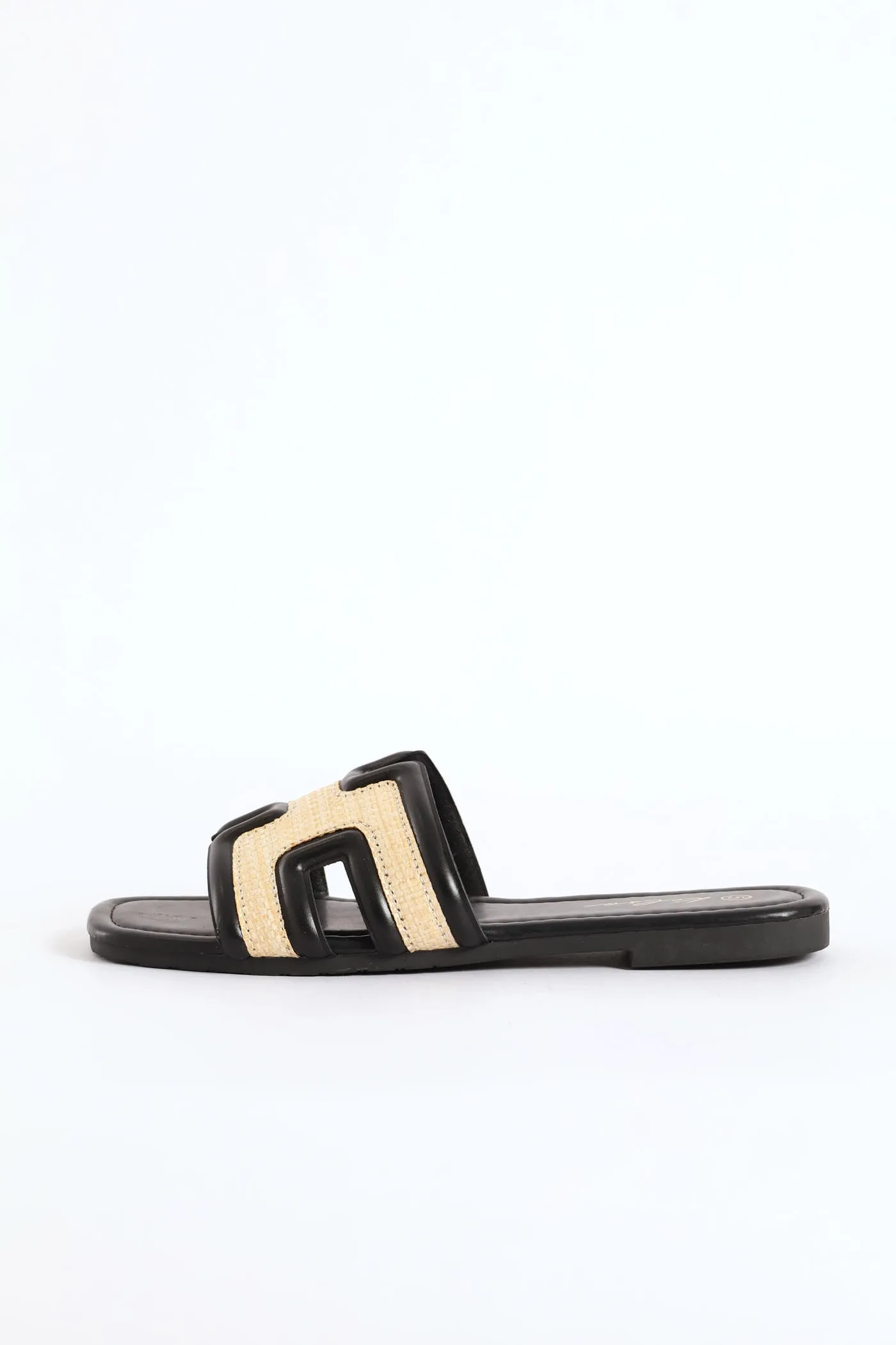 Plain H-Mule Sandal - Black/Cream sold by Edgars product image thumbnail 4
