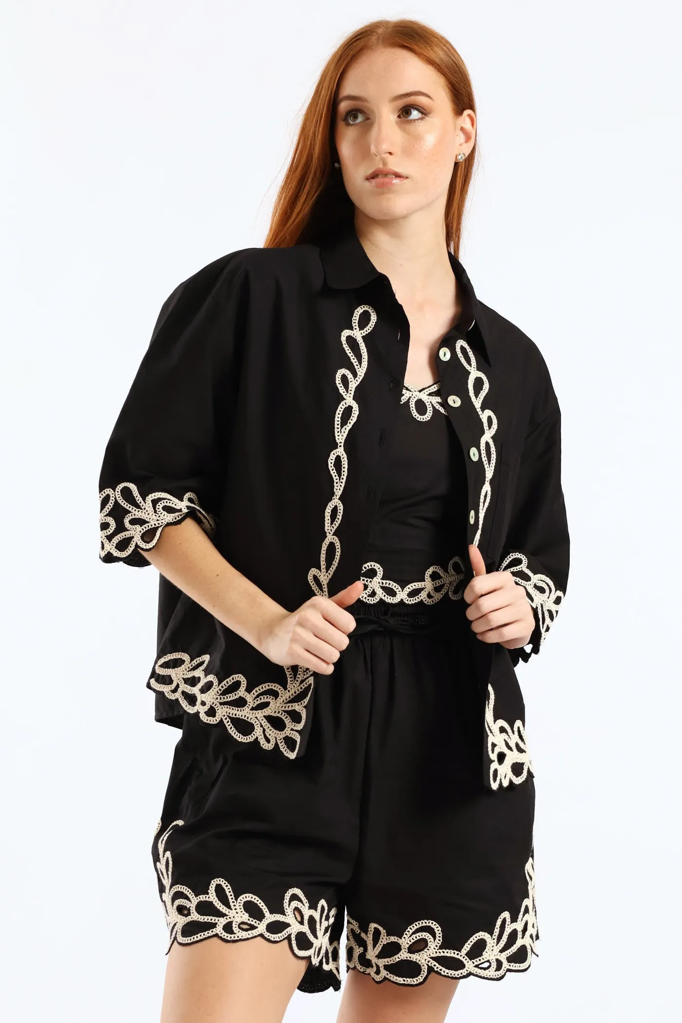 Bead Detail Cornelli Tank - Black sold by Edgars product image thumbnail 2