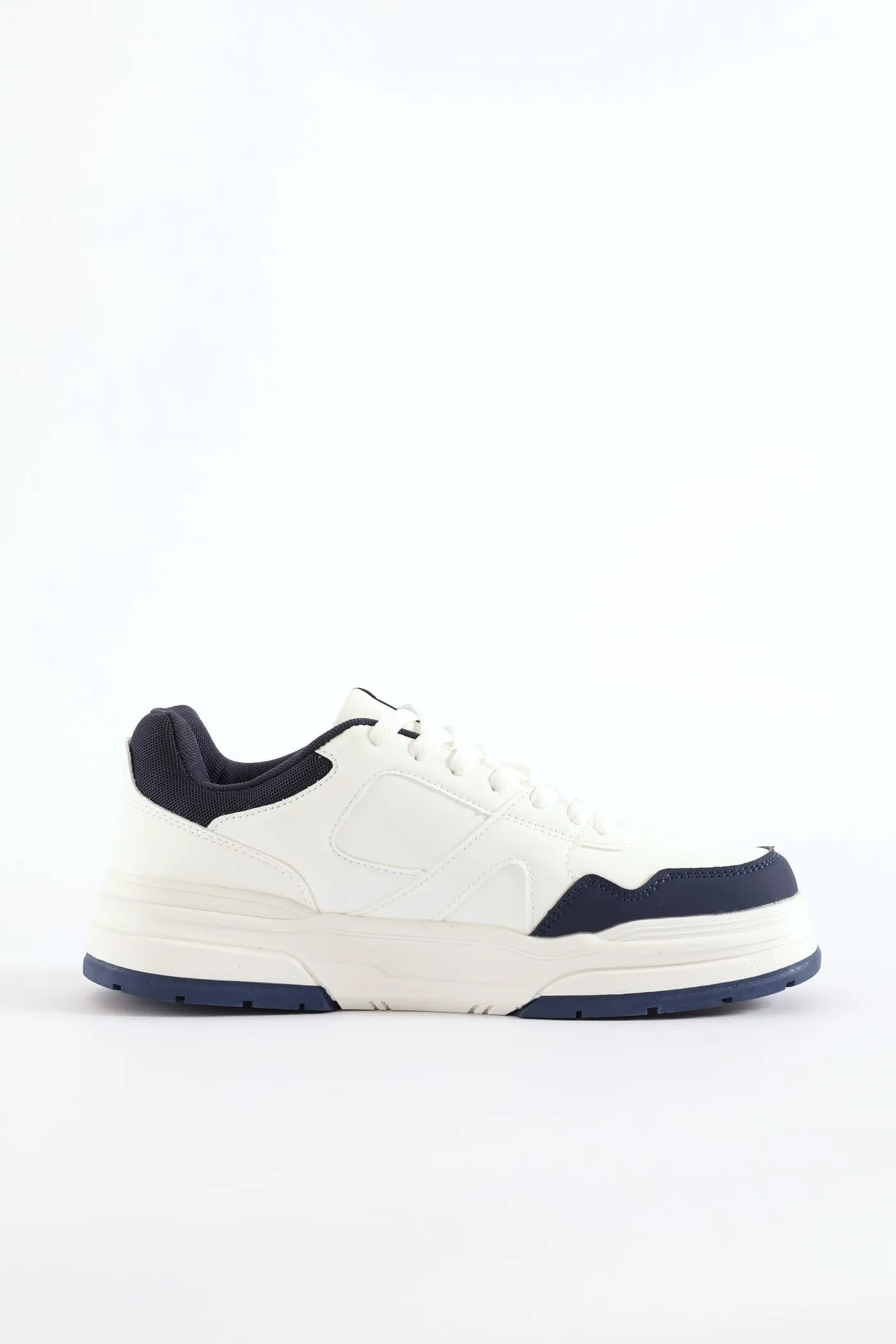 Chunky Lace Up Sneaker - White/Navy sold by Edgars product image thumbnail 4