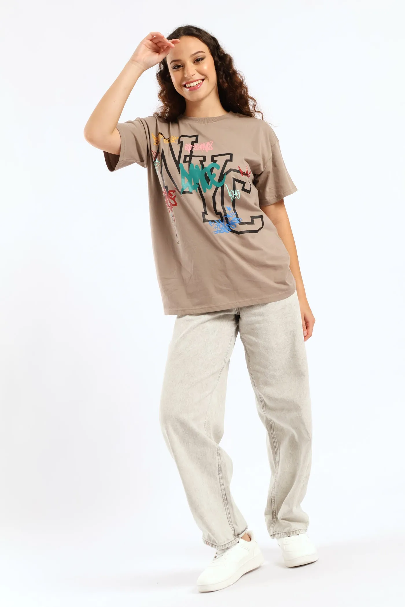 Wide Baloon Denim - Ice Grey sold by Edgars