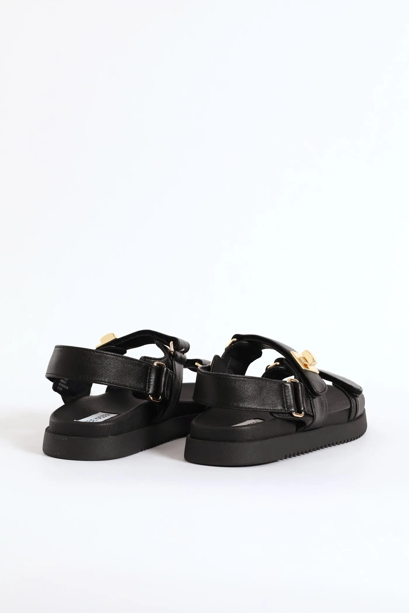 Mona Backstrap Buckle Leather Sandal - Black sold by Edgars product image thumbnail 4