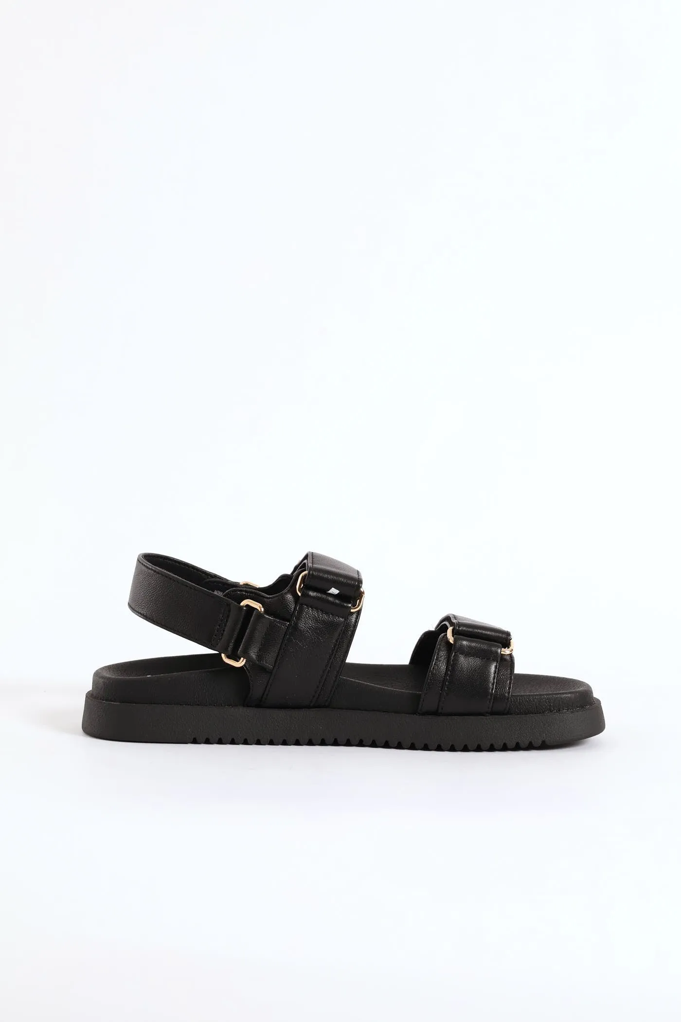 Mona Backstrap Buckle Leather Sandal - Black sold by Edgars product image thumbnail 5